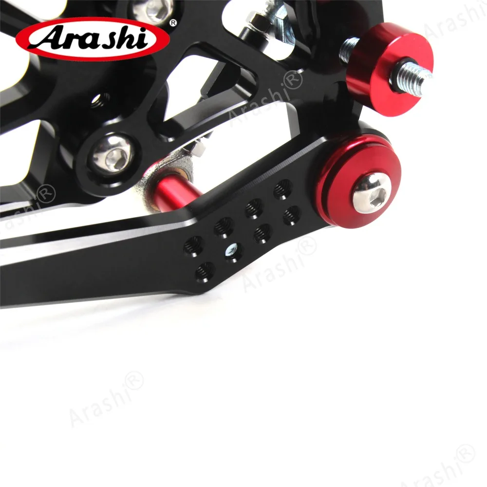 ARASHI CNC Регулируемые подножки для TRIUMPH DAYTONA 675 675R 2013- подножки Rider Rearset алюминий