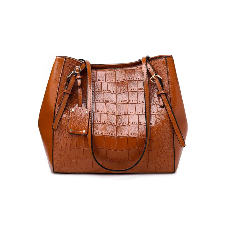 

Crocodile Pattern Big Tote Bags for Women 2020 Quality Large Capacity Alligator Shoulder Bag Women Leather Handbags and Purses