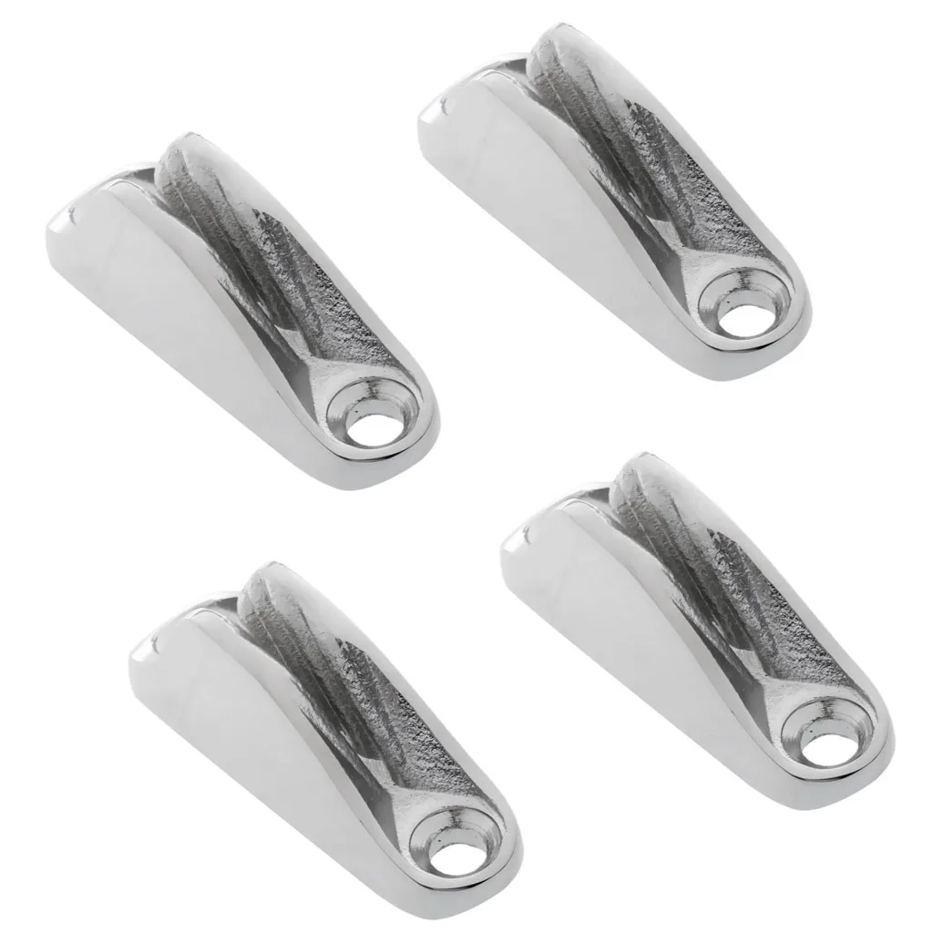 4 шт. Heavy Duty Мини лодка веревка моллюск зажимы-316 Нержавеющая сталь Forged4