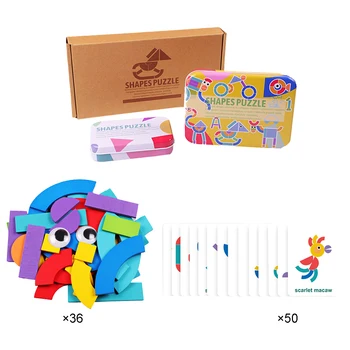 

3D Puzzle Board Children Wooden Toys Kids Cognitive Color Learning Toy Interactive Game Baby Educational Toys