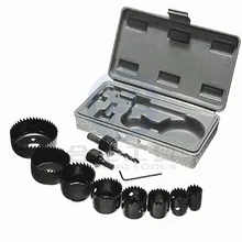 Поперечная граница 11pc16-шт пластиковые в штучной упаковке отверстие пилы гипсокартон Tapper 19 мм 64 мм набор потолочных сверл