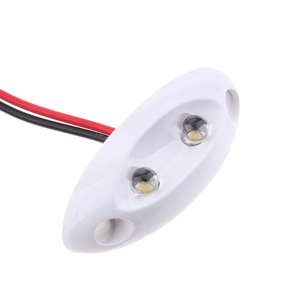 

For Marine Boat Cool White LED Courtesy Stair Deck Light With Mounting Screw
