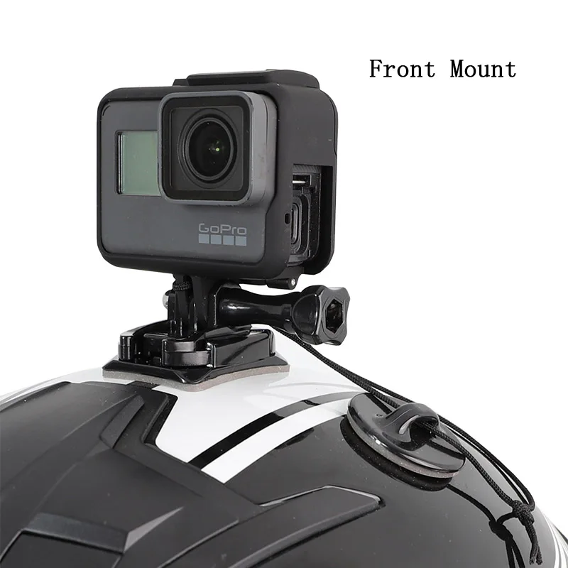 Наборы для крепления мотоциклетного шлема для GoPro Hero 4 5 6 7 Black/Session, AKASO/YI 4 K/SJCAM/DJI Osmo аксессуары для экшн-камеры