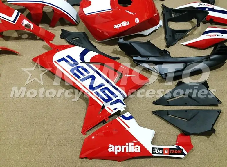 4 подарки ABS впрыск набор подходит для Aprilia RS125 06 07 08 09 10 11 RS4 РСВ 125 2006 2011 Обтекатели синий и красный цвета