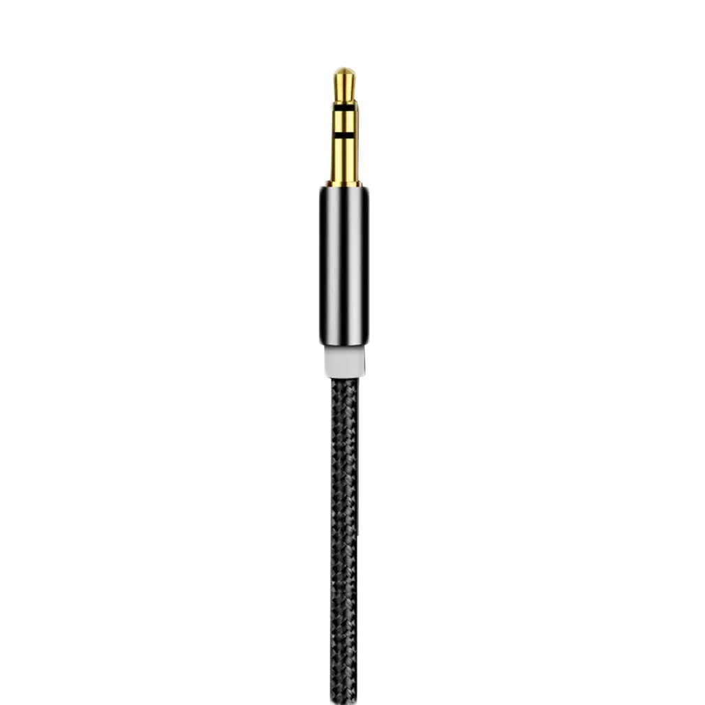

1m Nylon Jack Audio Cable 3.5 mm to 3.5mm Aux Cable 2m 3m Male to Male Kabel Gold Plug Car Aux Cord for iphone Samsung xiaomi