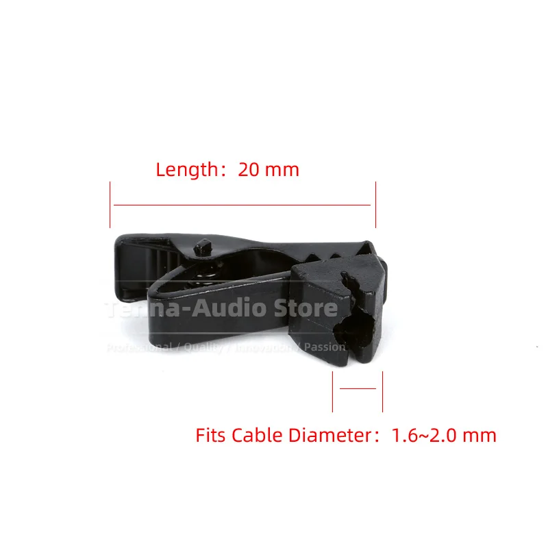 Bege Tan Lapela Lapela Microfone Cabo de Fio Gravata Clipe Colar Mic Braçadeira sem Fio Bodypack Microfono Preto Titular Peças Lote Cor - Image 5