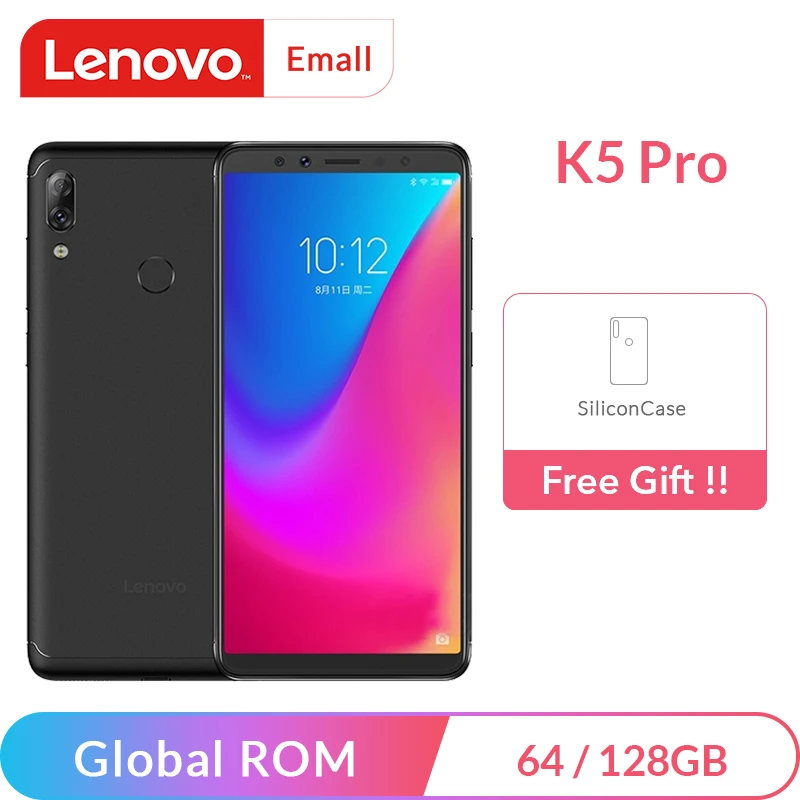 

Lenovo K5 Pro 4GB 64GB Global Rom Snapdragon 636 Octa Core Smartphone 5.99" Screen Android phone 4050mAh Big Battery Fast Charge