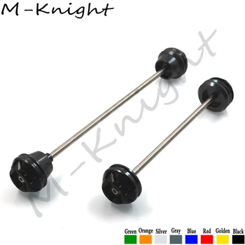 

For SUZUKI GSX-R600 GSX-R750 GSXR600 GSXR750 GSX-S750 GSXS750 Motorcycle Front & Rear Axle Fork Crash Sliders Wheel Protector