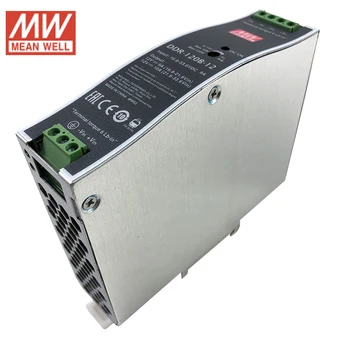 

MEAN WELL DDR-120B-12 120W DIN Rail DC-DC Converter Input 16.8~33.6V DC to 12V DC 10A meanwell Power Supply(24V dc to 12V dc)