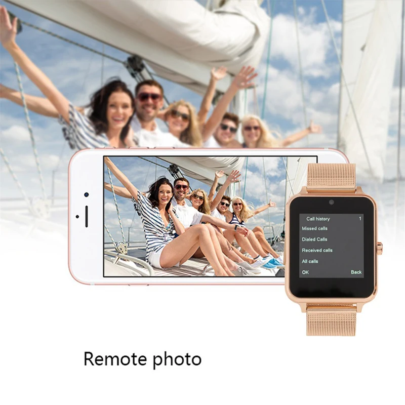 Z60 Bluetooth Smartwatch камера шагомер sim-карта браслет умные часы с сенсорным экраном для мужчин и женщин Поддержка нескольких языков Dz09 A1
