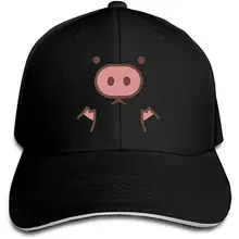 Для мужчин Wo Для мужчин s пользовательские Копилка милые с героями из мультфильма «Свинка Пеппа» из дальнобойщиков Кепки s простой Регулируемый Бейсбол Кепки