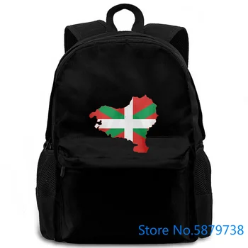 

Custom Crew Neck Flag Map of Basque Country for women men backpack laptop travel school adult student