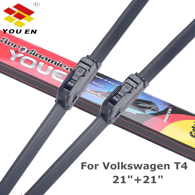 YOUEN щетка стеклоочистителя для Volkswagen VW T4 Transporter 1990-2003 2"+ 21", 2 шт., натуральный каучук, стеклоочистители, автомобильные аксессуары