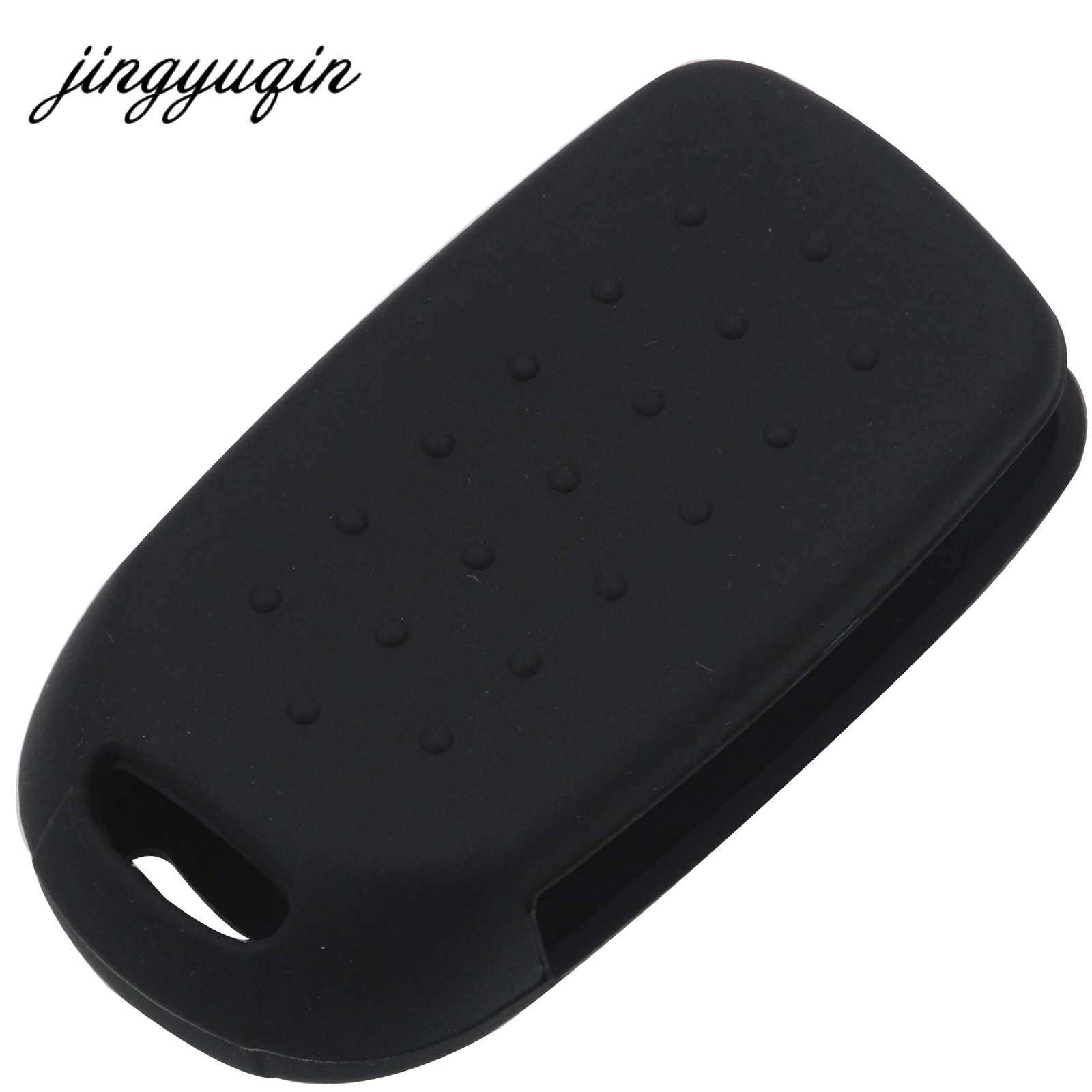 Jingyuqin 30 шт./лот силиконовый чехол для ключей от машины чехол для Fiat 500X Toro Tipo Neon Key Case 3 4 кнопки флип ключ дистанционный чехол