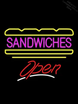 

Neon Sign for Sandwiches Logo Open neon Light Beer Bar Hotel glass Lighted Garage Signs neon sign letters Neon Window Lights