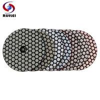 7PCS/Set 4 Inch Dry Polishing Pad Sharp Flexible 100mm Stone Polishing Pads For Granite Marble Stone Concrete Floor Sanding Disc