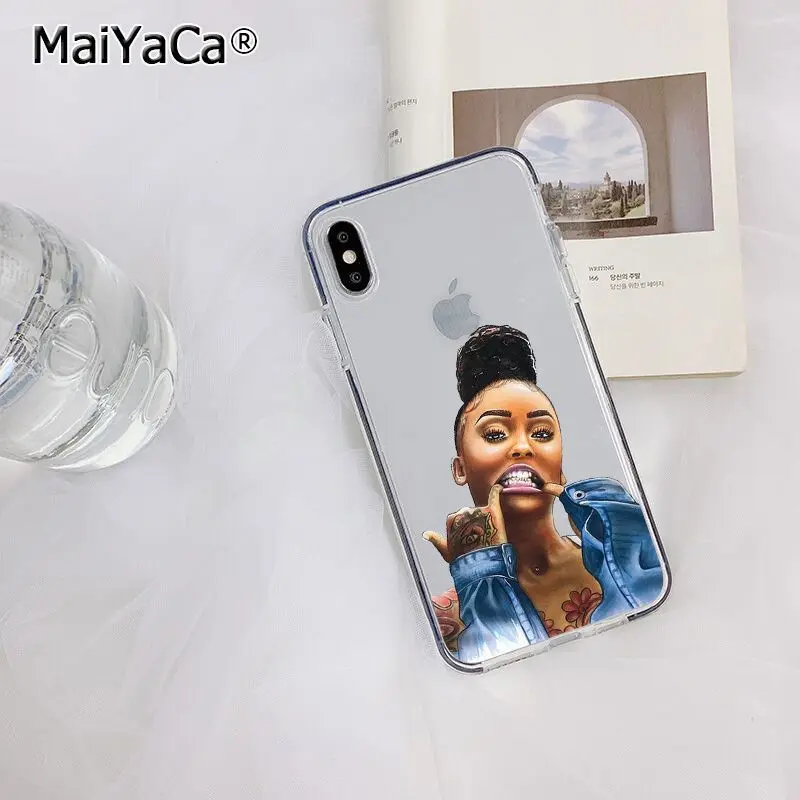 MaiYaCa Розовый сделать деньги не друзья каш черная голова девушка чехол для телефона для Apple iphone 11 pro 8 7 66S Plus X XS MAX 5S SE XR - Цвет: A10