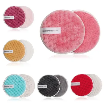 

1 Powder Puffs Large With Strap Pure Cotton For Powder Foundation Blending For Loose Powder Mineral Powder Body Powder ZJQ