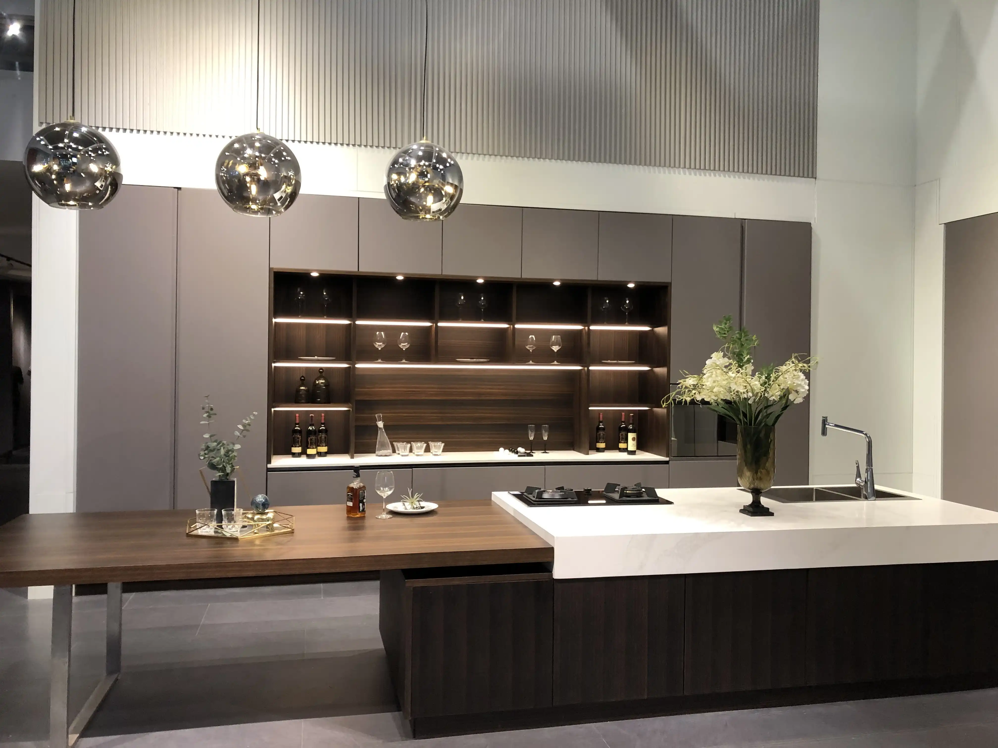 Armoire De Cuisine En Bois Au Design Moderne Armoire D Ilot Prix Abordable 2020 Aliexpress