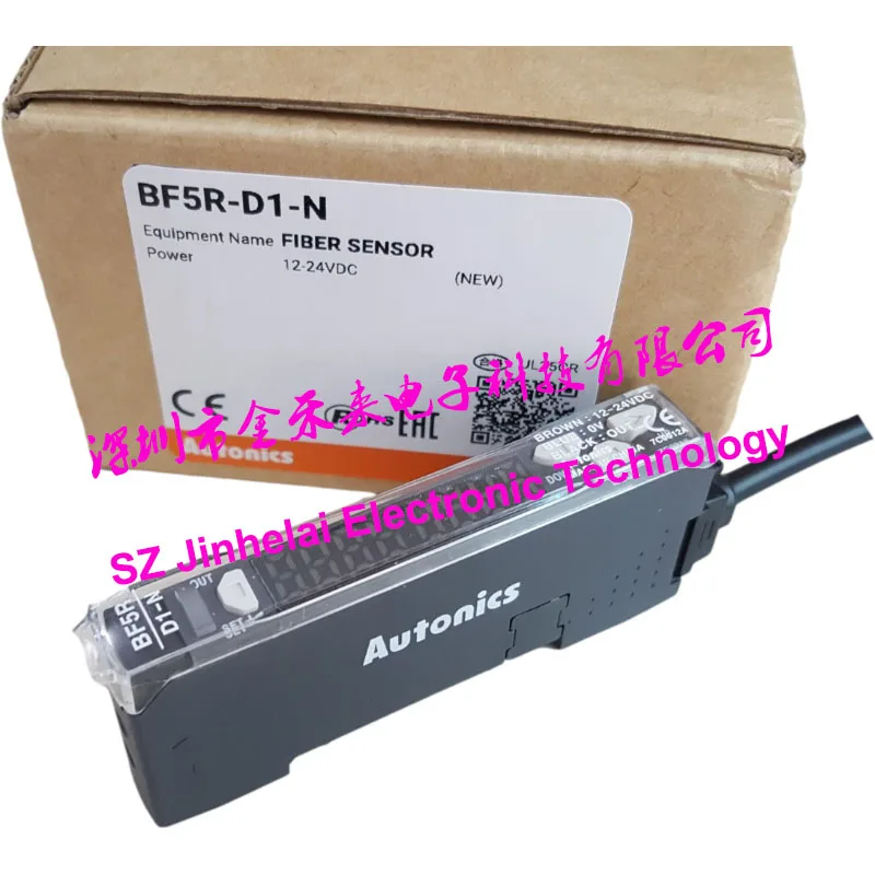 

New and Original AUTONICS BF5R-D1-N BF5R-S1-N Single/Dual Display Fiber Optic Amplifiers 12-24VDC Fiber Sensor