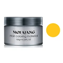 Воск для волос для укладки волос, временная краска для волос, одноразовая модная формовочная краска, грязевая крем-краска для волос