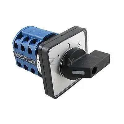 

Electrical 12 Terminals 3P Rotary Handle Cam Switch 10A