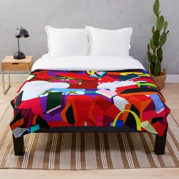 

KAWS Hold The Line honor fraser Throw Blanket Soft Sherpa Blanket Bed Sheet Single Knee Blanket Office Nap Blanket