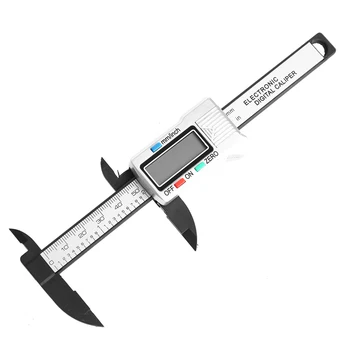 

100mm 4inch Digital Electronic LCD Gauge Carbon Fiber Vernier Caliper Micrometer