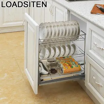 

Mutfak Pantry Despensa Gabinete Kuchnia Organizer And Storage Dish Drainer Stainless Steel Rack Cozinha Kitchen Cabinet Basket