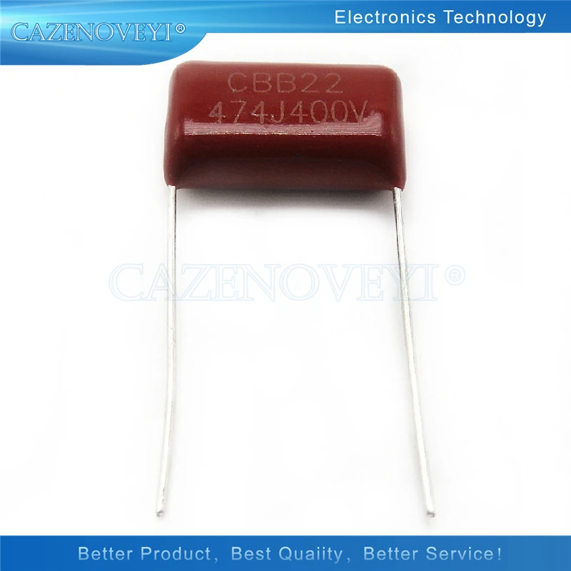 

2pcs/lot 400V474J 0.47UF Pitch 15mm 470NF 400V 474 CBB Polypropylene film capacitor In Stock