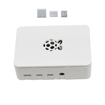 

for Raspberry Pi Case Enclosure Box V4 with Heat Sink for Raspberry Pi 4B