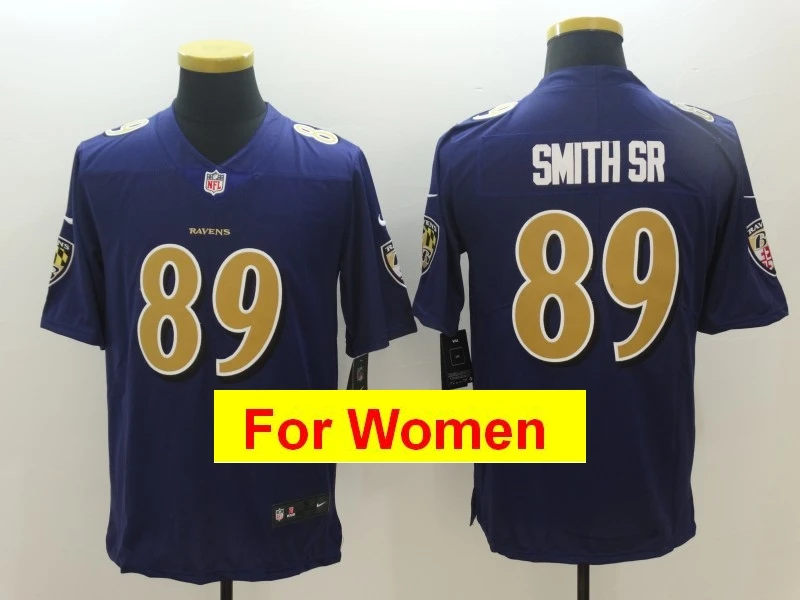 Женщины Baltimore Lamar Jackson Terrell Suggs c. J. Mosley Joe Flacco Джастин Такер игровая цветная Футбольная форма - Цвет: Слоновая кость