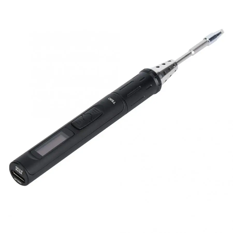 USB Mini Soldering Iron Intelligent OrganicLight-Emitting Diode Display Soldering Iron 9V/2A 100~400 Degree