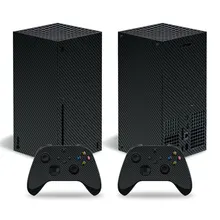 Углеродное волокно и матовое покрытие для xbox серии X наклейка для xbox серии X ПВХ скины для xbox серии X виниловая наклейка