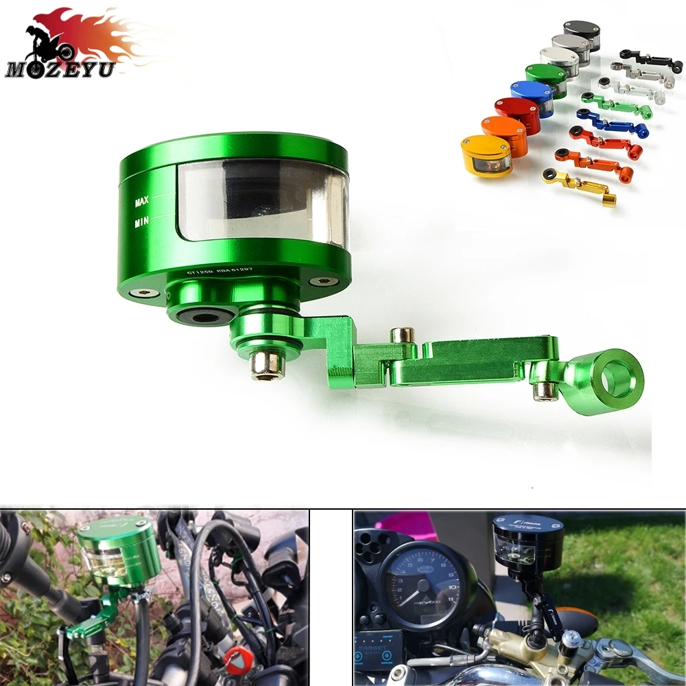 Для KAWASAKI ZX-12R ZX-14R Z750 Z800 Z1000 W800 YAMAHA YZFR6 мотоциклетная часть Передняя бутылка резервуар тормоза цилиндр масло жидкость чашки