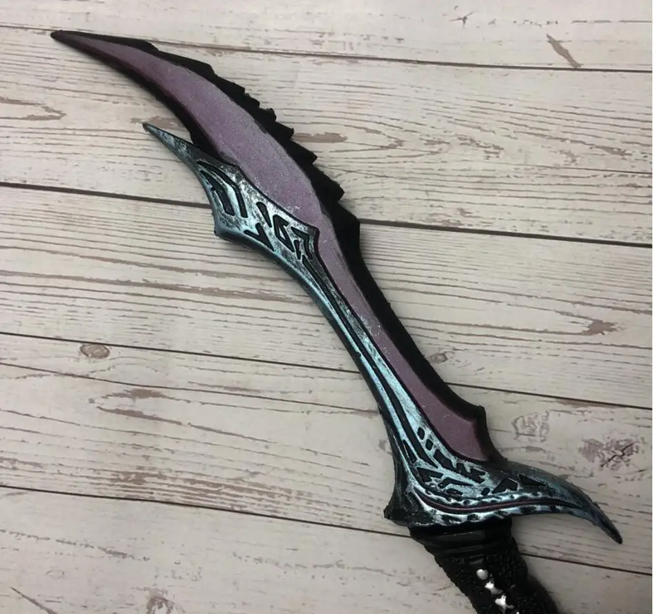 LT 1:1 Косплэй Anti Mage косой из Vyse эльф оружие Рисунок Модель Хэллоуин Опора PU детские
