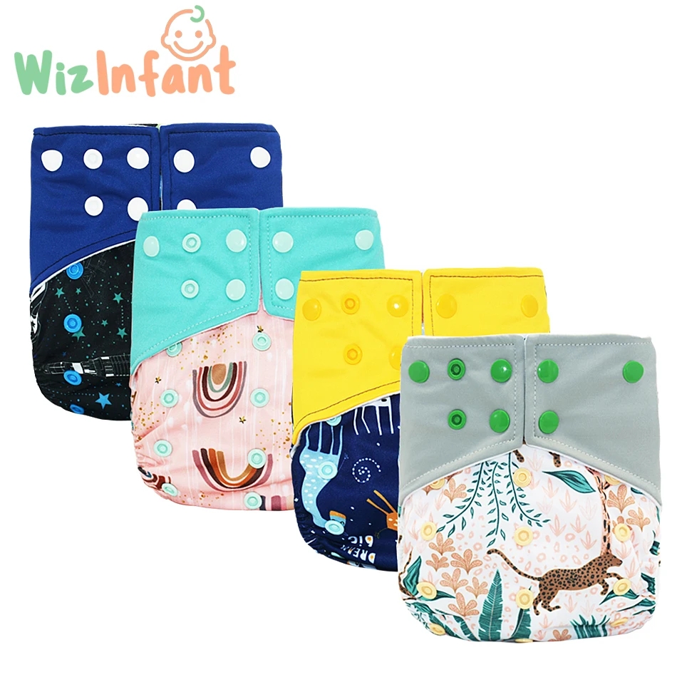 Wizinfant Onesize Ecofriendly Diaper Washable Cloth Diaper Adjustable