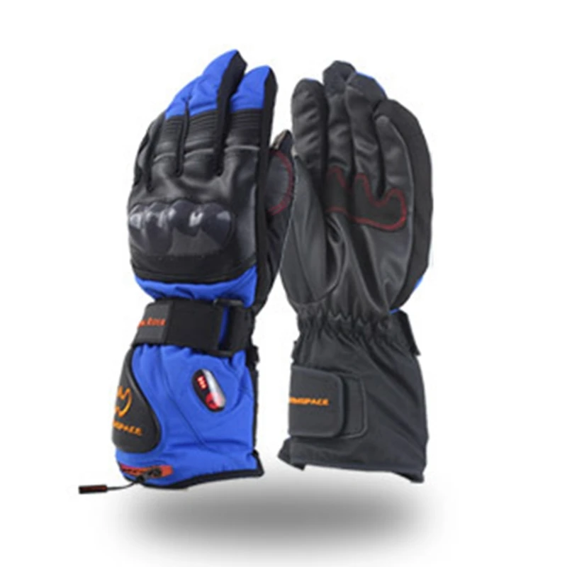 

warmspace for Warmspace 5600MAH Blue Smart Electric Heating Gloves, Lithium Battery 5 Fingers Self-Heating, Contact Screen Outdo