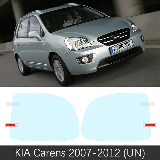 Для KIA Carens 2002~ RS ООН титановый Электролитный электрод со случайно выбранным полное покрытие противотуманная пленка зеркало заднего вида дождестойкий аксессуары 2005 2007 2011 2013 - Название цвета: Carens 2007-2012