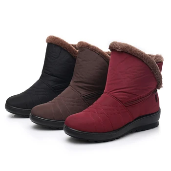 

Women 2020 Boots Fashion Women's Ladies Winter Waterproof Short Snow Boots Footwear Warm Shoes Comfortable Soft