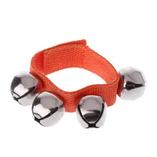 2 шт. детский браслет на запястье колокольчик ручная погремушка детская музыкальная обучающая игрушка для танцев