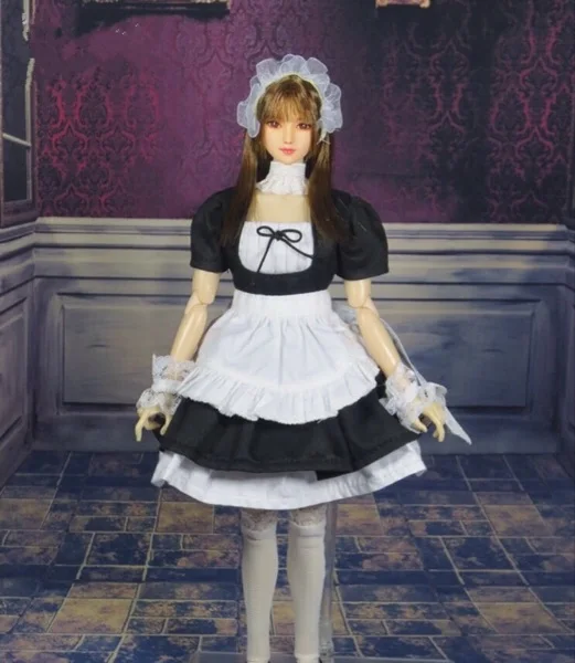 Dollsfigure CC125 CC126 Готический 1/6 сексуальный набор одежды Maidservant-ограниченная серия