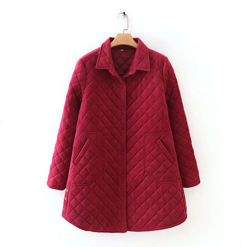 Куртки женские пальто осень зима ватные парки Chaqueta Mujer Jaqueta размера плюс XL~ 5XL Casaco женский длинный пиджак