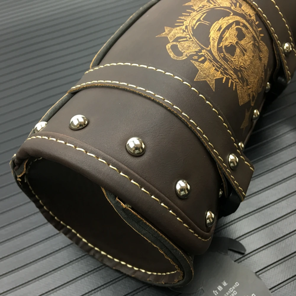 For Harley Sportster XL883 XL1200 Motorcycle Saddlebag Side PU Leather Luggage Saddle bag Storage Tool Pouch-motorcycle saddlebag,motorcycle luggage,motorcycle tool pouch