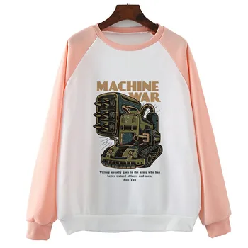 

Steampunk Machine Poster Casual Women Top Fashion Printed Hoodies Fashion Vintage New Design Fashion Shirt