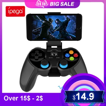 

IPEGA 9157 Bluetooth Gamepad pubg Controller Flexible Joystick with Phone Holder Gamepad Android iOS for Smart phone PC TV Box