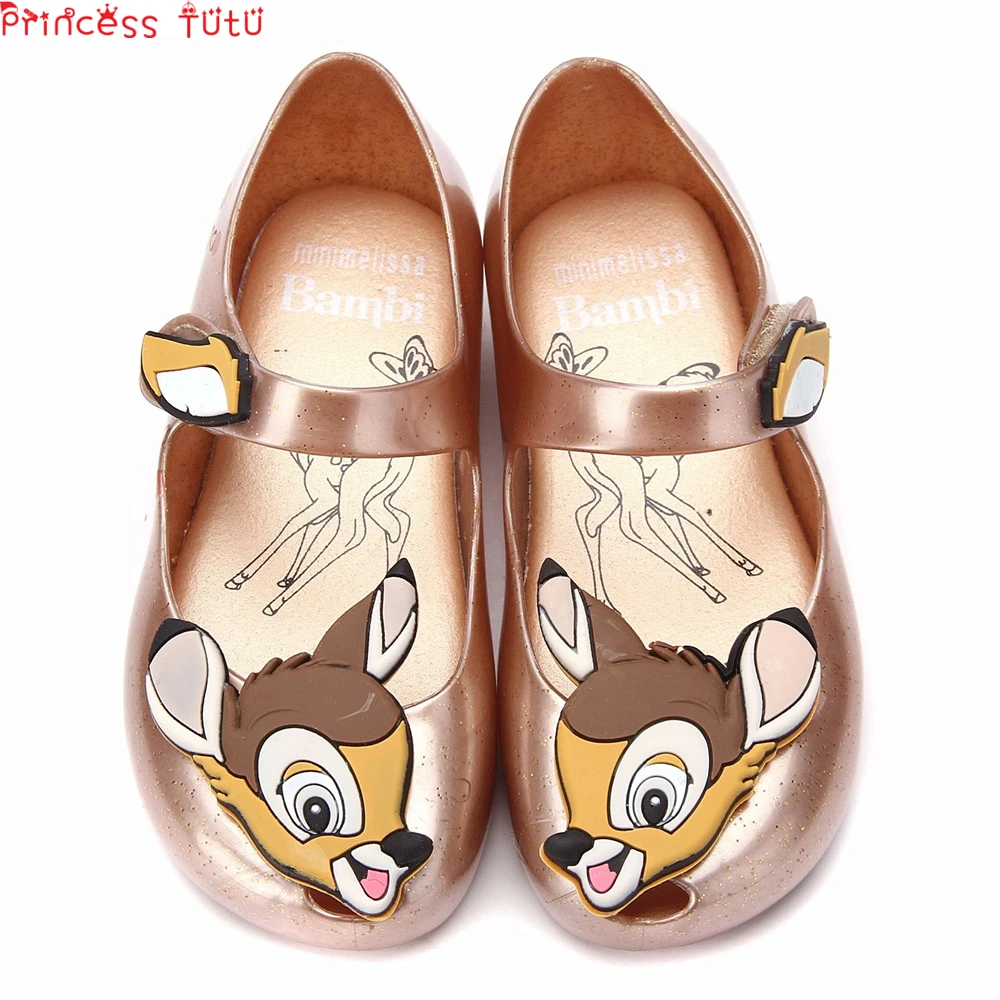 

Halloween Kids Girl's Shoes Deer Bambi Jelly Sandals Winter Toddler Baby's Sandals Birthday Gift Dress Accessories For Christmas