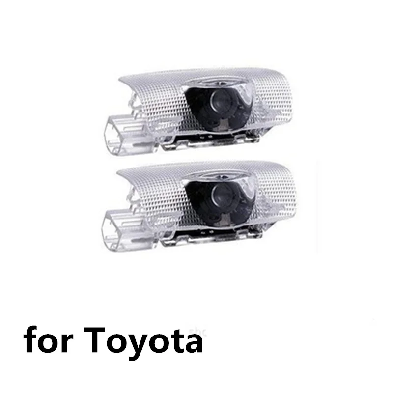 2pcs LED Car Door Light Projector Logo laser light For Toyota