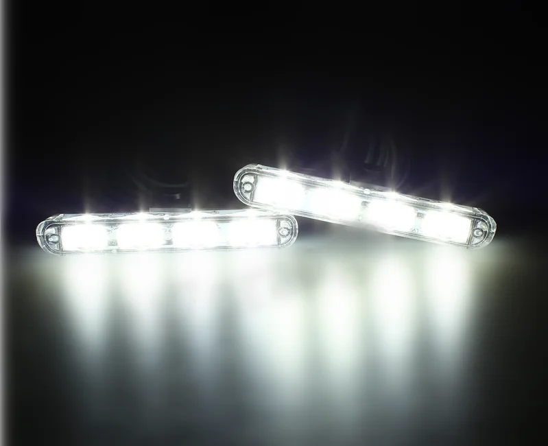 Скорой помощи полиции светильник 12V Беспроводной Удаленный 4x4/ledStrobe Предупреждение светильник для грузовой автомобиль аварийный светильник мигает пожарные светильник s - Испускаемый цвет: White