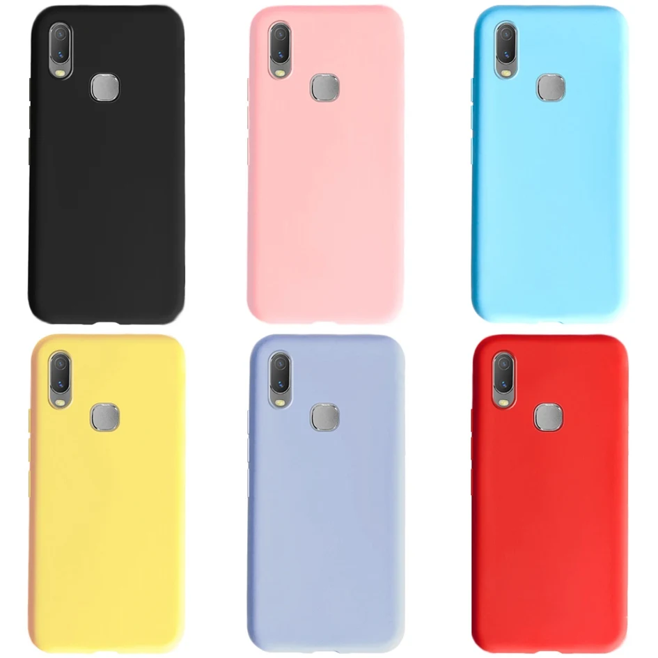 Simple Case For Vivo Y11 2019 6.35" Shockproof Silicon Phone Cover Back Coque (2019) 1906 VIVOY11 Cases Fundas | Мобильные